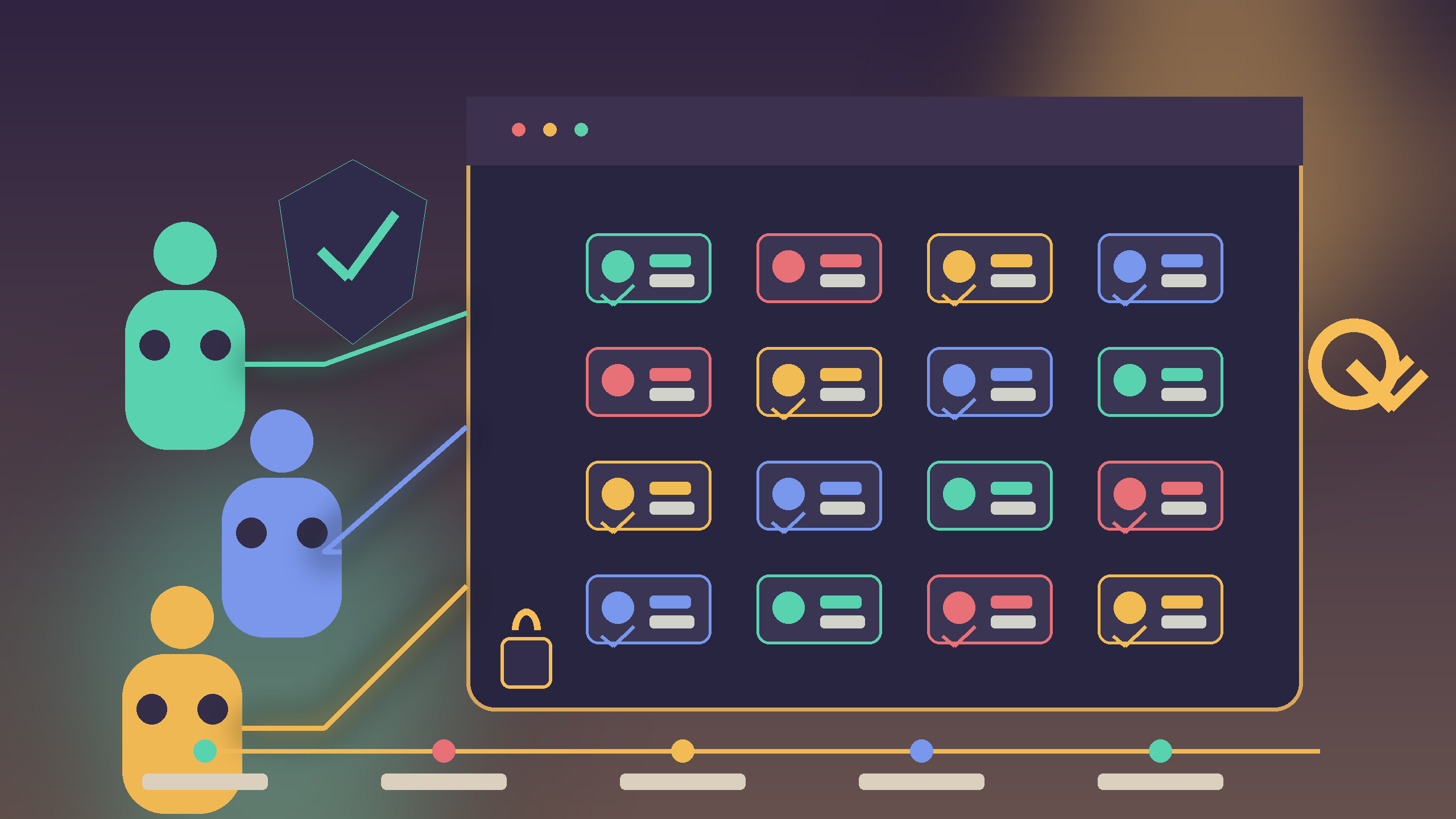 Mô hình quyền Linux với user cá nhân group sudo SSH key và service account an toàn