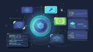Minh họa DeepSeek Harness với agent runtime, các plugin tool, sandbox và terminal workspace kết nối quanh lõi điều phối.