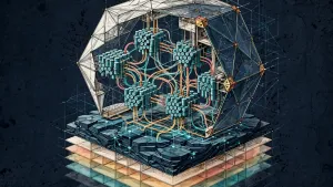 Minh họa Illustration Art về ZFS cơ bản cho homelab: pool, vdev, dataset và cách tránh mất dữ liệu