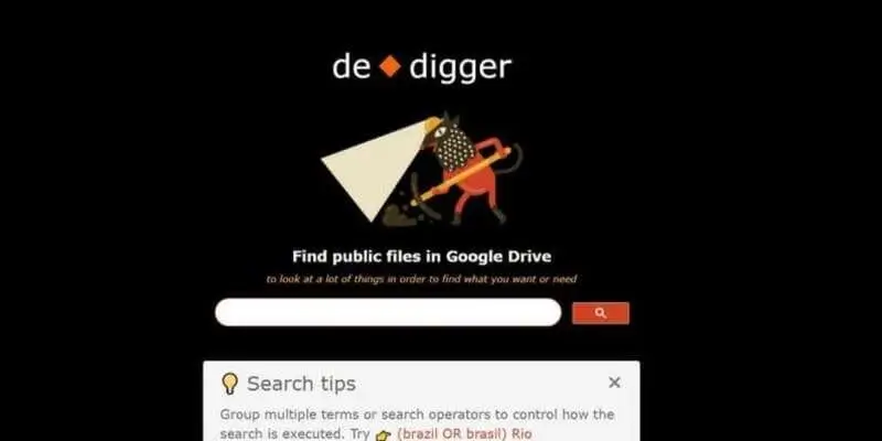 De Digger: The Ultimate Tool to Search Files on Google Drive